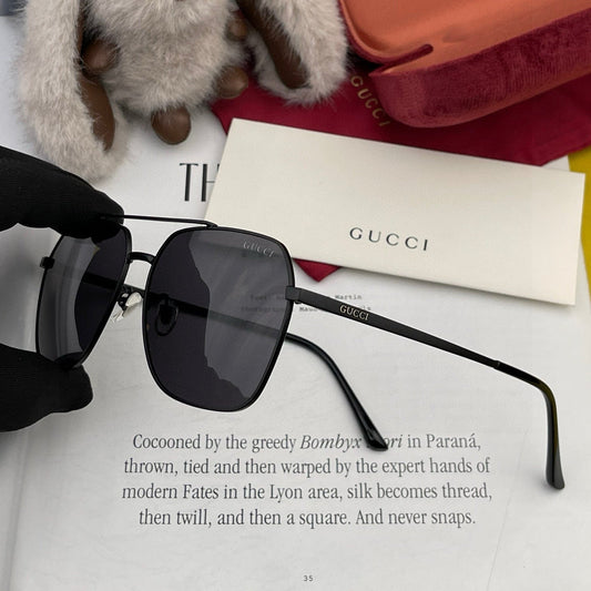 SQUARE FRAME SUNGLASSES 0863 IN METAL