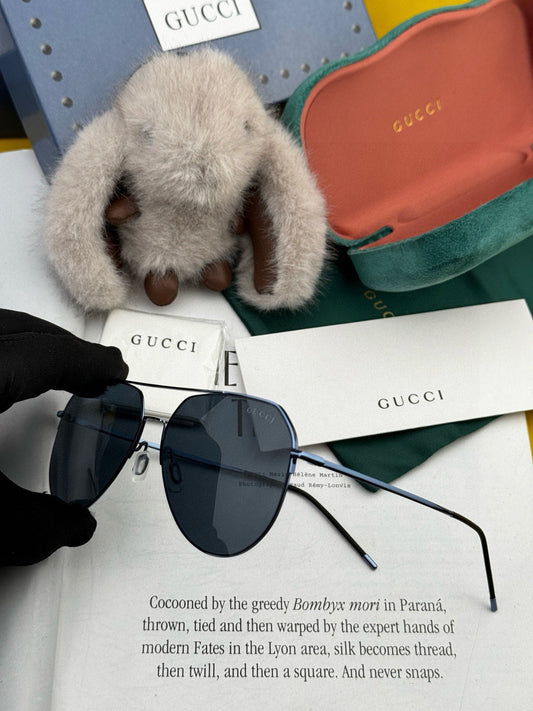 AVIATOR FRAME SUNGLASSES 575761 IN METAL