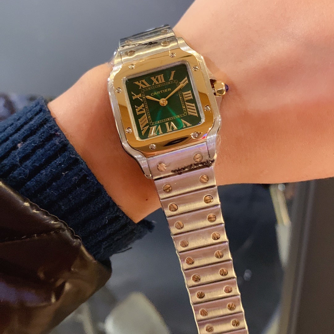 SANTOS DE CARTIE 27MM QUARTZ TWO-TONE
