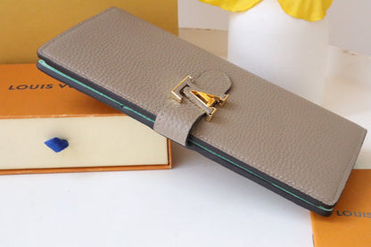 VERTICAL WALLET CAPUCINES GREY