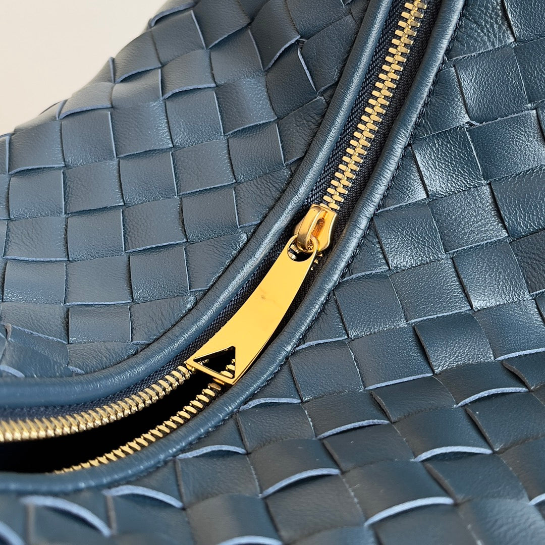 MINI JODIE 23 IN STEEL BLUE LAMBSKIN