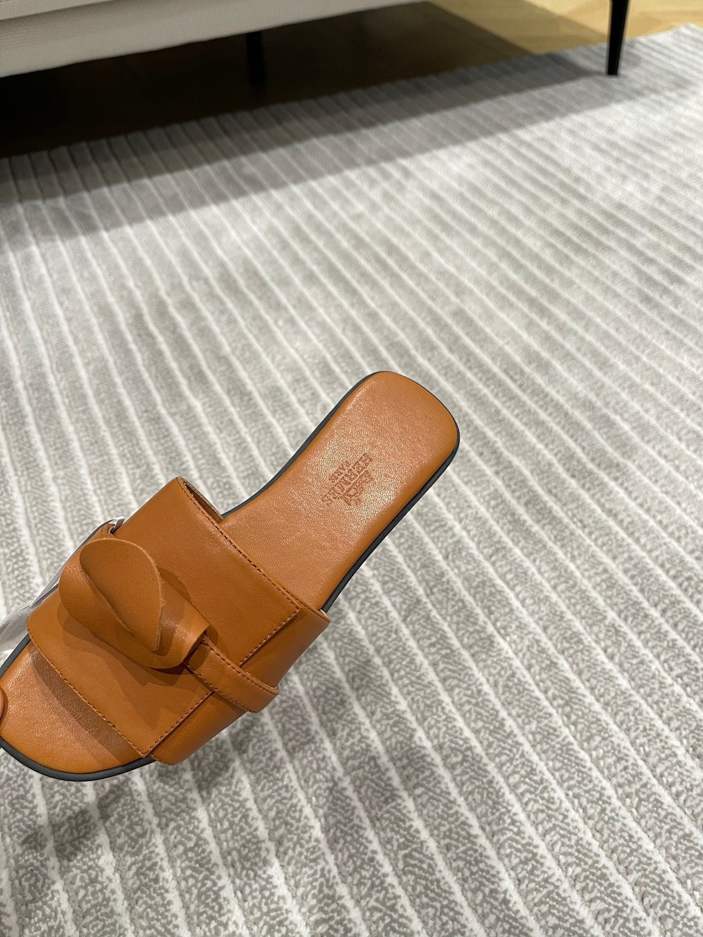 GABRIEL SANDAL CARAMEL CALFSKIN