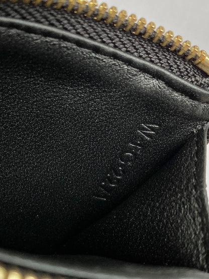 TRIPHOME 9 WALLET TWO-IN-ONE BLACK CALFSKIN