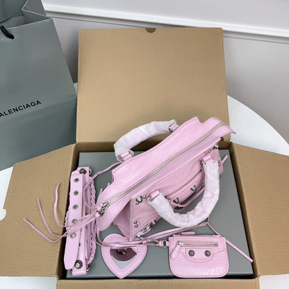 NEO CAGOLE 26 IN PINK LAMBSKIN
