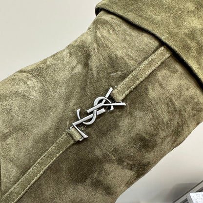 SL NIKI BOOTIES OLIVE SUEDE