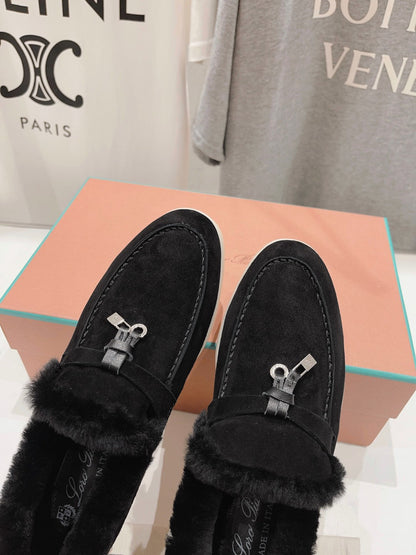 LP SUMMER CHARMS WALK LOAFERS BLACK FLEECE