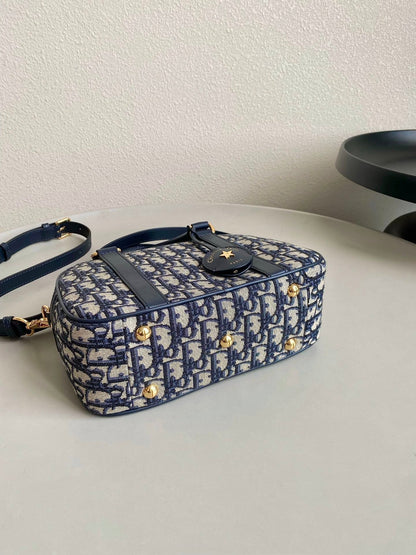 MEDIUM D-VIBE BOWLING BAG 25 BLUE JACQUARD