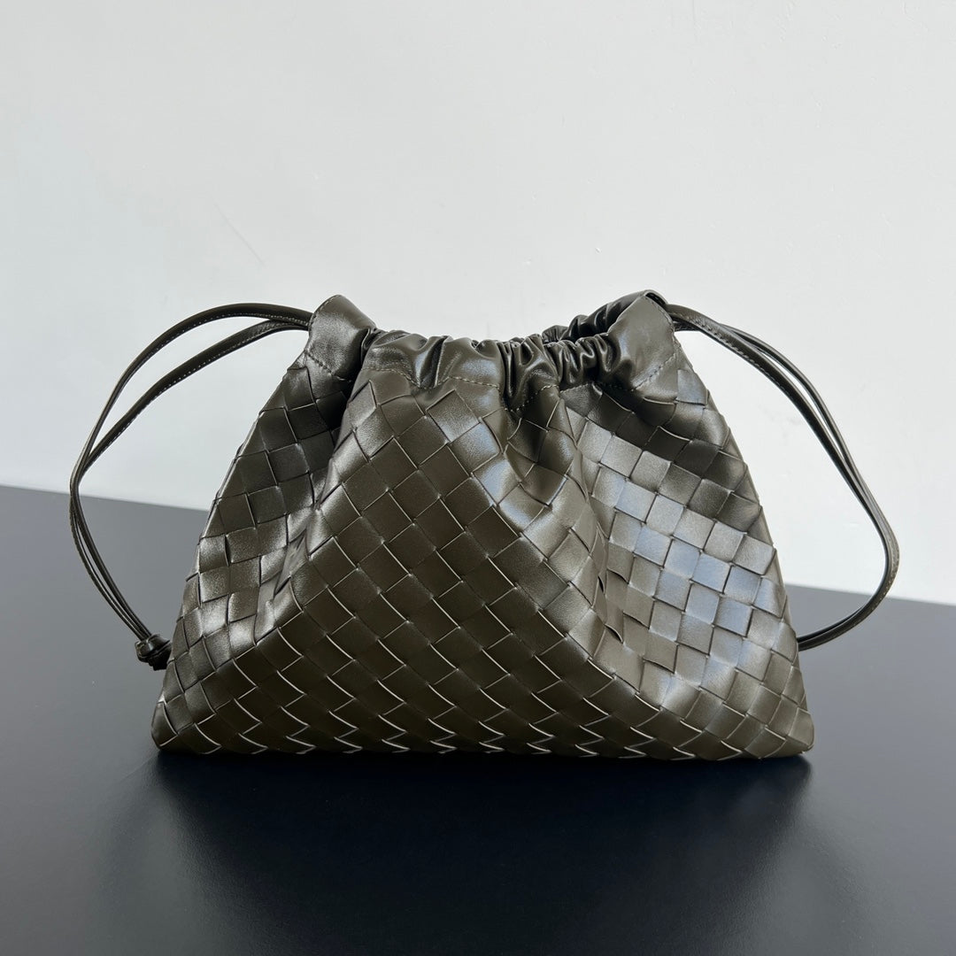 DUSTBAG MEDIUM 32 IN ARMY GREEN CALFSKIN