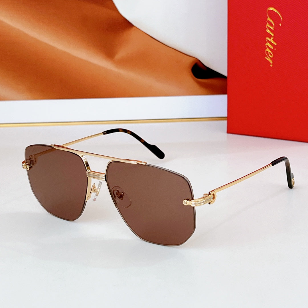 PREMIÈRE NAVIGATOR FRAME SUNGLASSES CT6011S IN METAL
