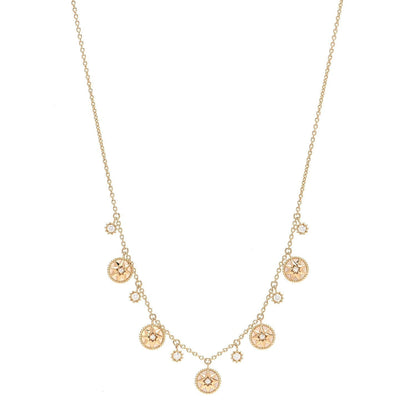 ROSE VENTS 5 MOTIF NECKLACE