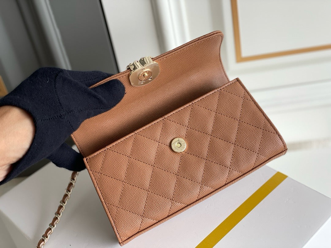 CHA 23P Kelly Handle Bag