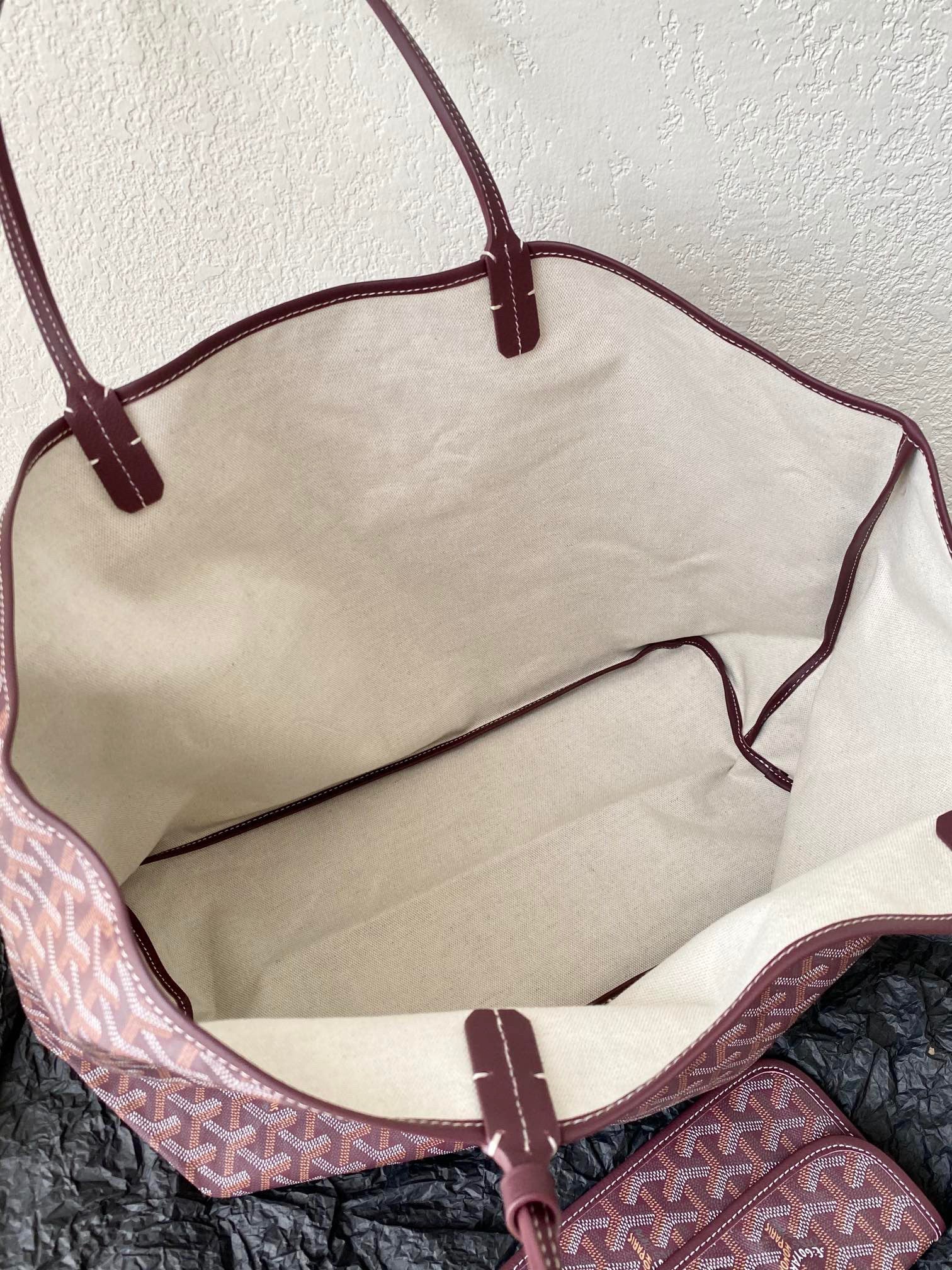 SAINT LOUIS GM 40CM BURGUNDY CANVAS