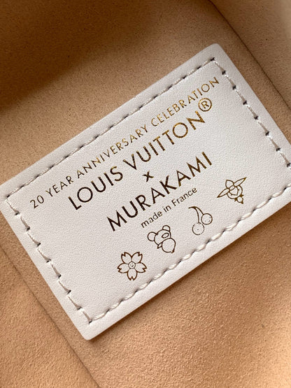 SIDE TRUNK MM LV X TM 23 CM IN WHITE MONOGRAM CALFSKIN
