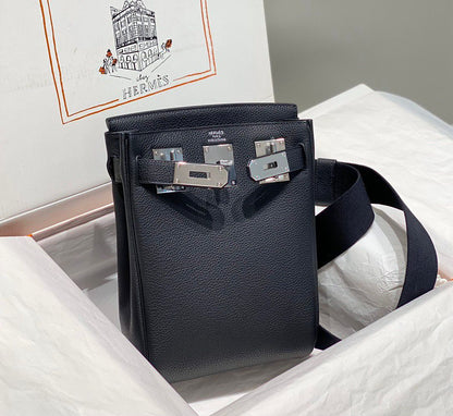 Hermes Hac a Dos PM Caban Yellow Interior