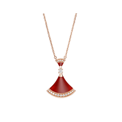 DREAM NECKLACE CARNELIAN DIAMOND