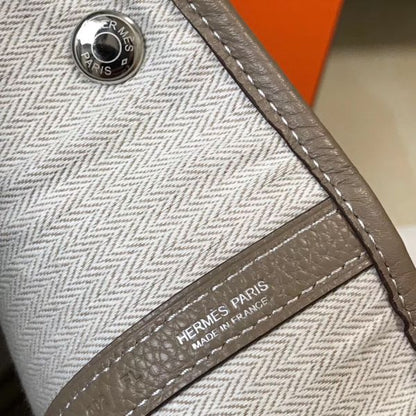 HERM Garden Party 36 Bag In Grey Clemence Leather