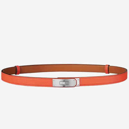 HERM Kelly 18 Belt In Orange Epsom Leather