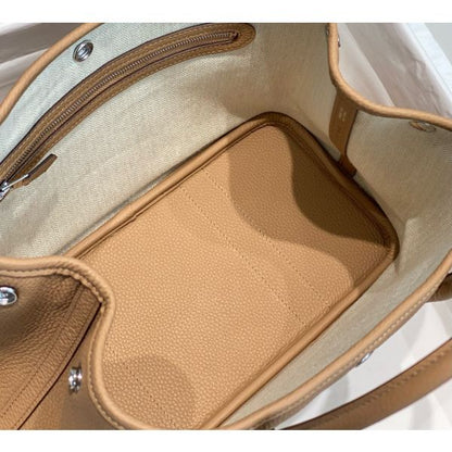 HERM Garden Party 30 Bag In Chai Taurillon Leather