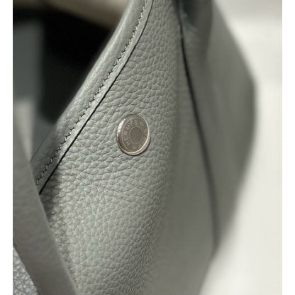 HERM Garden Party 36 Bag In Gris Meyer Clemence Leather
