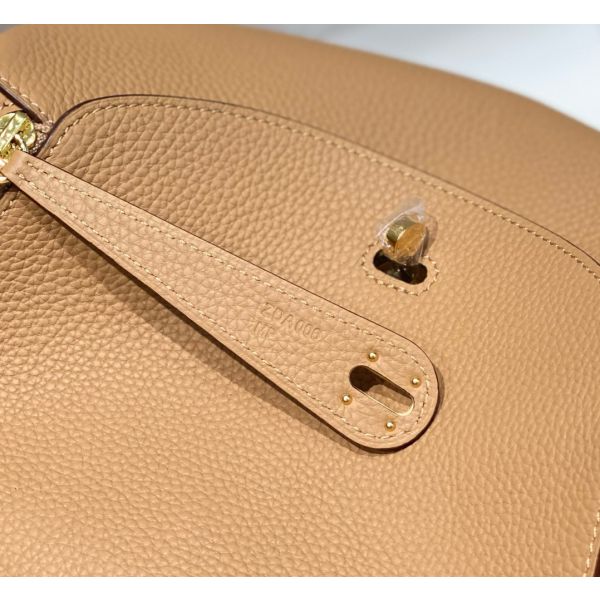 HERM Lindy 26cm Bag In Chai Clemence Leather GHW