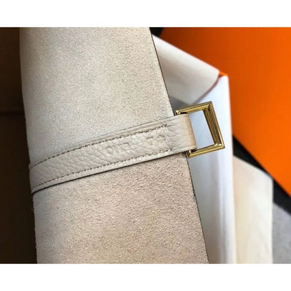 HERM Picotin Lock 18 Bag In Trench Clemence Leather