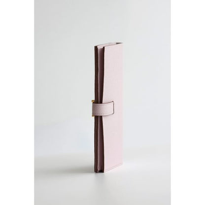 HERM Bearn Long Handmade Wallet in Mauve Pale Epsom Calfskin