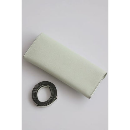 HERM Maillon To Go Wallet in Vert Fizz Epsom Calfskin