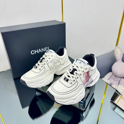 TRAINERS SNEAKER IN WHITE CALFSKIN WITH STICKER 238627