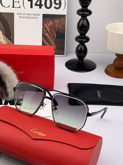 SANTOS NAVIGATOR FRAME SUNGLASSES 554561 IN METAL