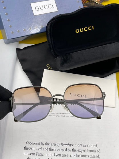 SQUARE FRAME SUNGLASSES G22201 IN METAL