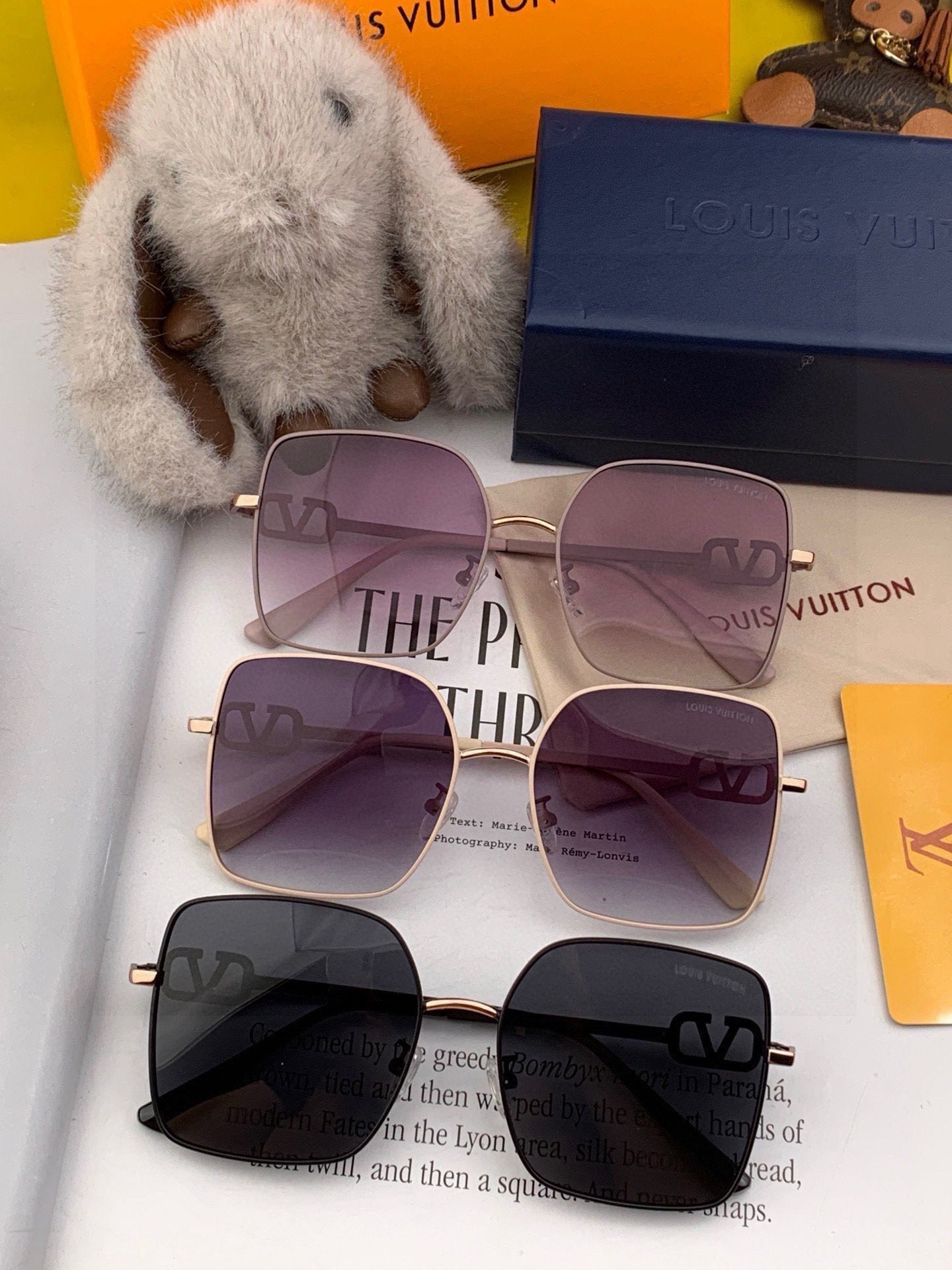 SQUARE SUNGLASSES L6375 IN METAL