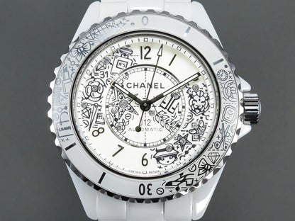 J12 38mm Automatic 20Th Anniversary White Ceramic