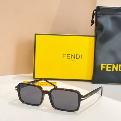 SELLERIA RECTANGULAR FRAME SUNGLASSES FE40174 IN ACETATE
