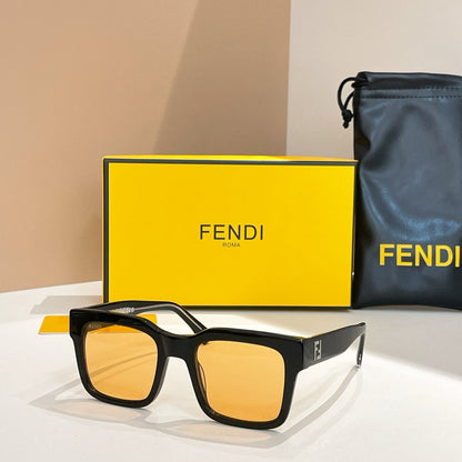 ROMA SQUARE FRAME SUNGLASSES FFF0053 IN ACETATE