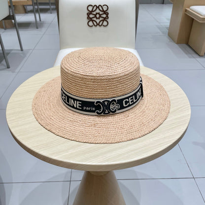 WIDE BRIM HAT MODEL 652233 IN NATURAL WOVEN STRAW