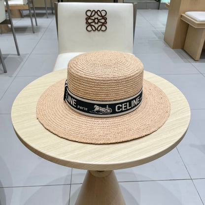 WIDE BRIM HAT MODEL 652233 IN NATURAL WOVEN STRAW