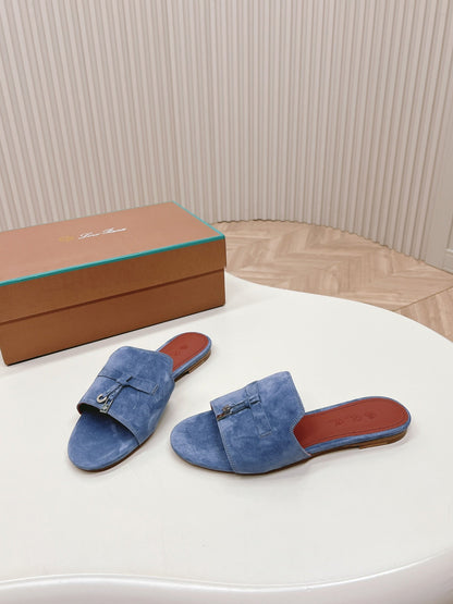 LP SUMMER CHARMS SANDALS IN AEGEAN SUEDE
