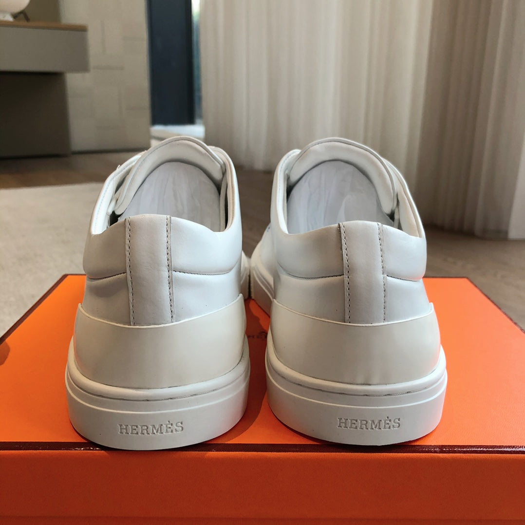 IRWIN SNEAKER WHITE CALFSKIN