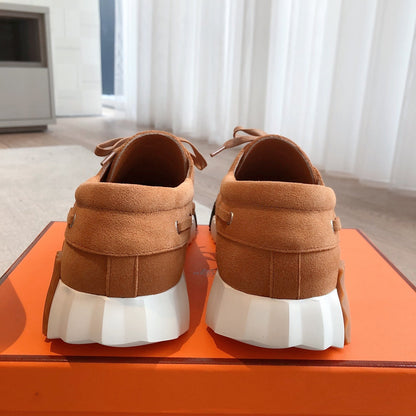 KETCH SNEAKER IN BRONZE BROWN SUEDE