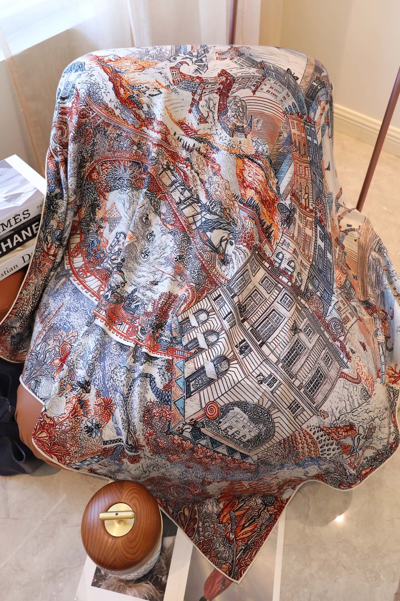 SCARF 140 CM COLORFUL 393126