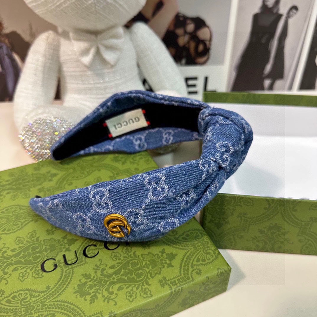 DENIM HEADBAND ROYAL BLUE 432814