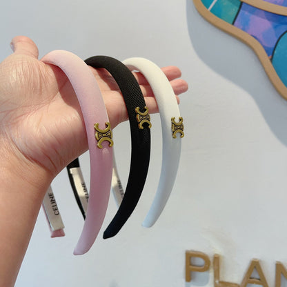 WHITE FABRIC HAIRBAND 425457
