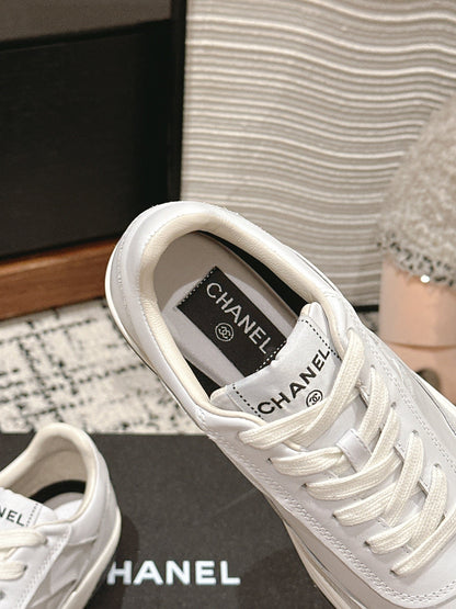 SNEAKER IN WHITE HAND-POLISHED CALFSKIN 977831