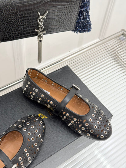 MARY JANE IN BLACK CALFSKIN