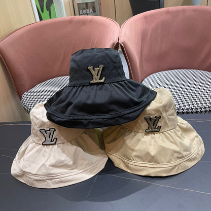 BUCKET HAT IN BLACK COTTON 404526