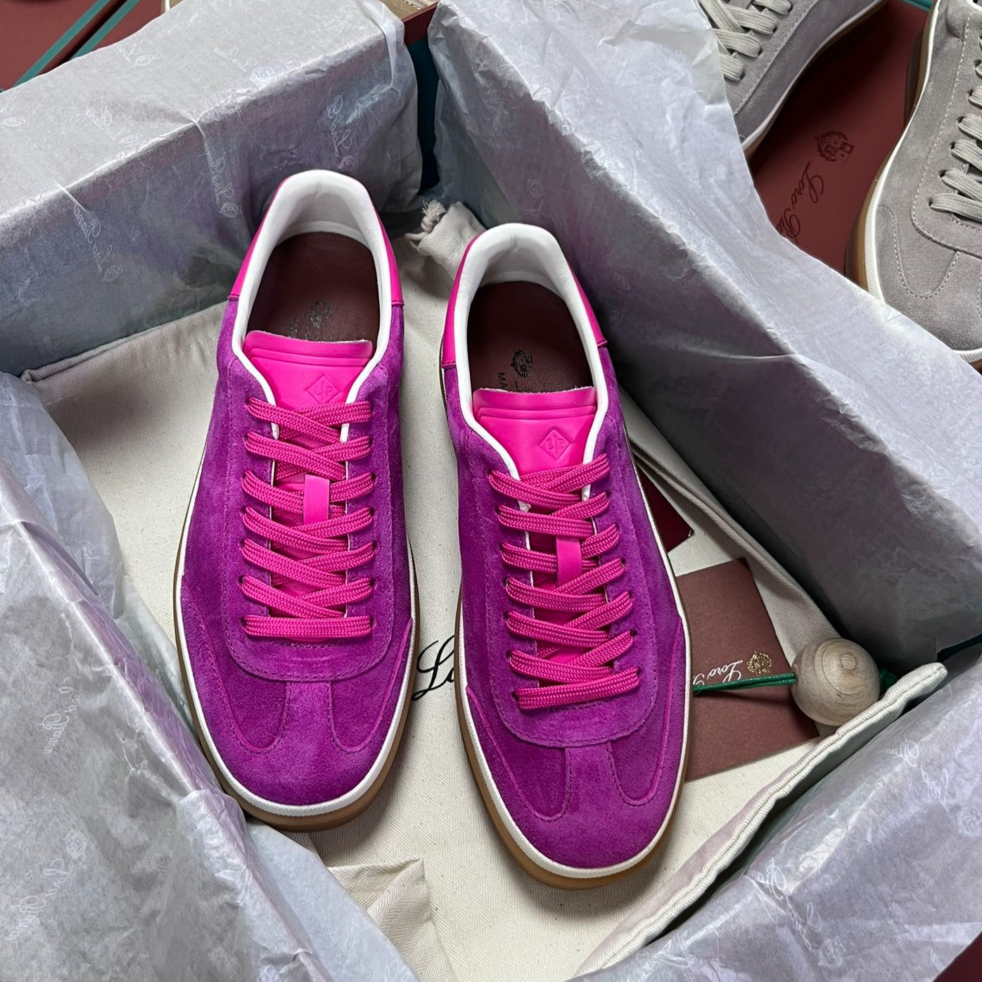 LP TENNIS WALK SNEAKERS BARBIE PINK CALFSKIN