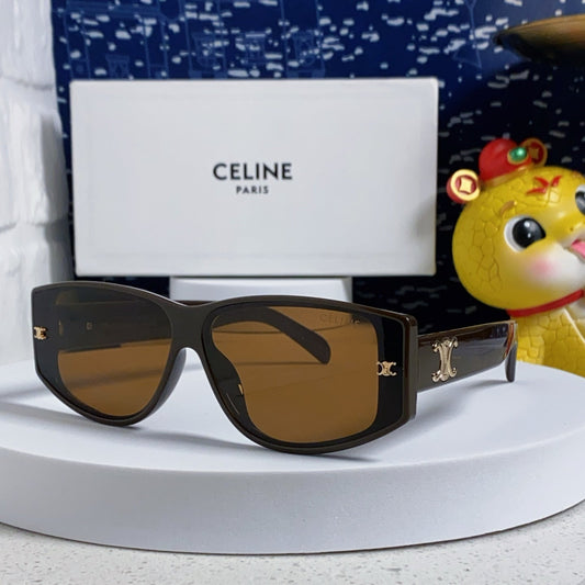 TRIOMPHE SUNGLASS 533219 IN CARAMEL ACETATE