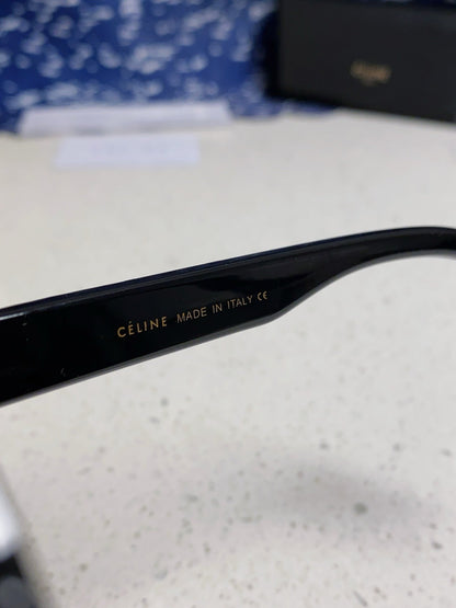 TRIOMPHE SUNGLASS 538534 IN BLACK ACETATE