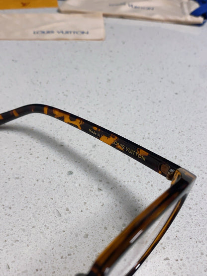 CAT EYE SUNGLASSES 573323 IN HAVANA ACETATE MONOGRAM LOGO