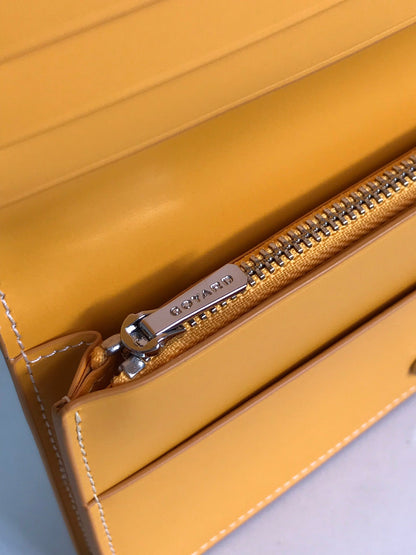 RICHELIEU WALLET 19 IN YELLOW GOYARDINE CANVAS